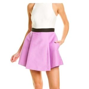 In excellent condition. Halston color block cocktail dress.